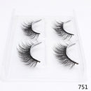 2 Pairs Thick False Eyelashes