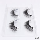 2 Pairs Thick False Eyelashes