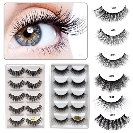 5 Pairs Luxry Thick False Lash