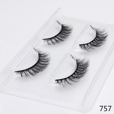 2 Pairs Thick False Eyelashes