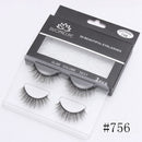 2 Pairs Thick False Eyelashes
