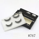 2 Pairs Thick False Eyelashes