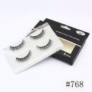 2 Pairs Thick False Eyelashes