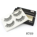 2 Pairs Thick False Eyelashes