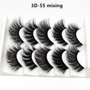 Mink eyelashes 5 pairs