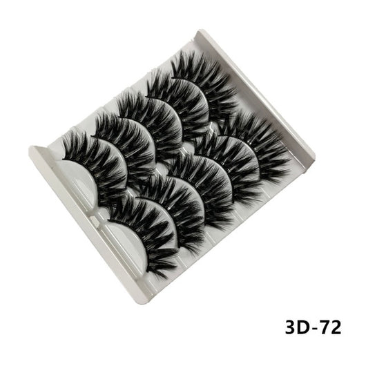 Mink eyelashes 5 pairs