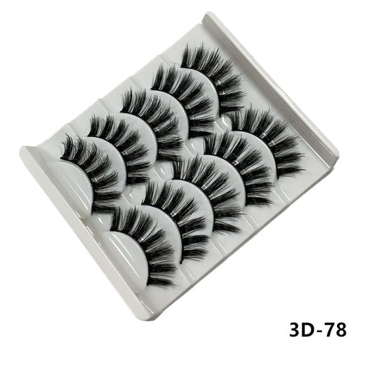 Mink eyelashes 5 pairs