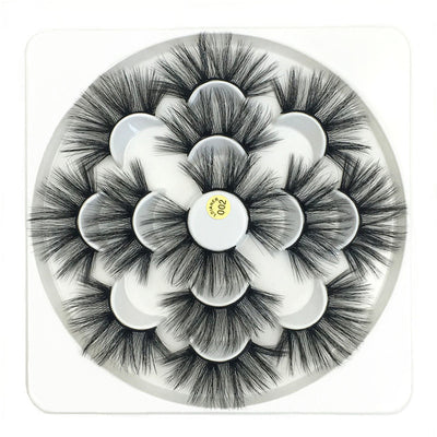 7 pairs 25 mm mink eyelashes