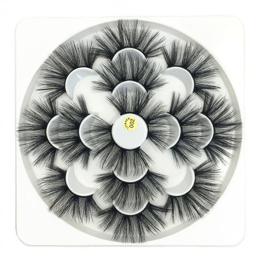 7 pairs 25 mm mink eyelashes