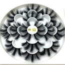 7 pairs 25 mm mink eyelashes