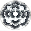 7 pairs 25 mm mink eyelashes