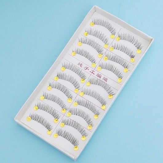 10Pairs Natural Thick Eyelashes