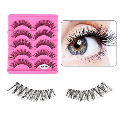 5 Pairs Thick False Eyelashes